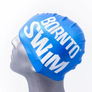 Born To Swim Silikonová čepice Modrá Classic