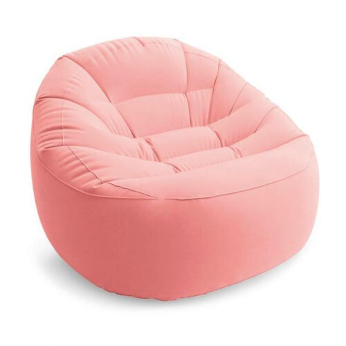 Nafukovací křeslo Intex 68590 Beanless Bag Chair růžové