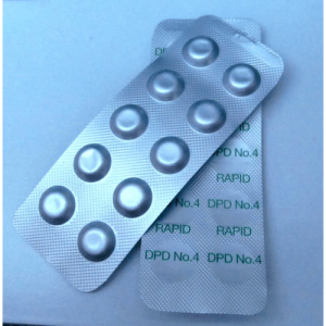 Náhradní tabletky DPD č. 4 (pro měření aktivního kyslíku) - nahradní test tabletky pro tabletkové testery