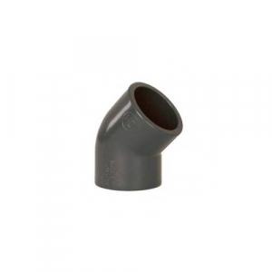 PVC koleno - úhel 45° - 50mm