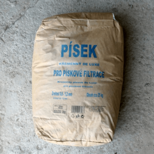 Písek do filtrace - filtrační písek 25 kg