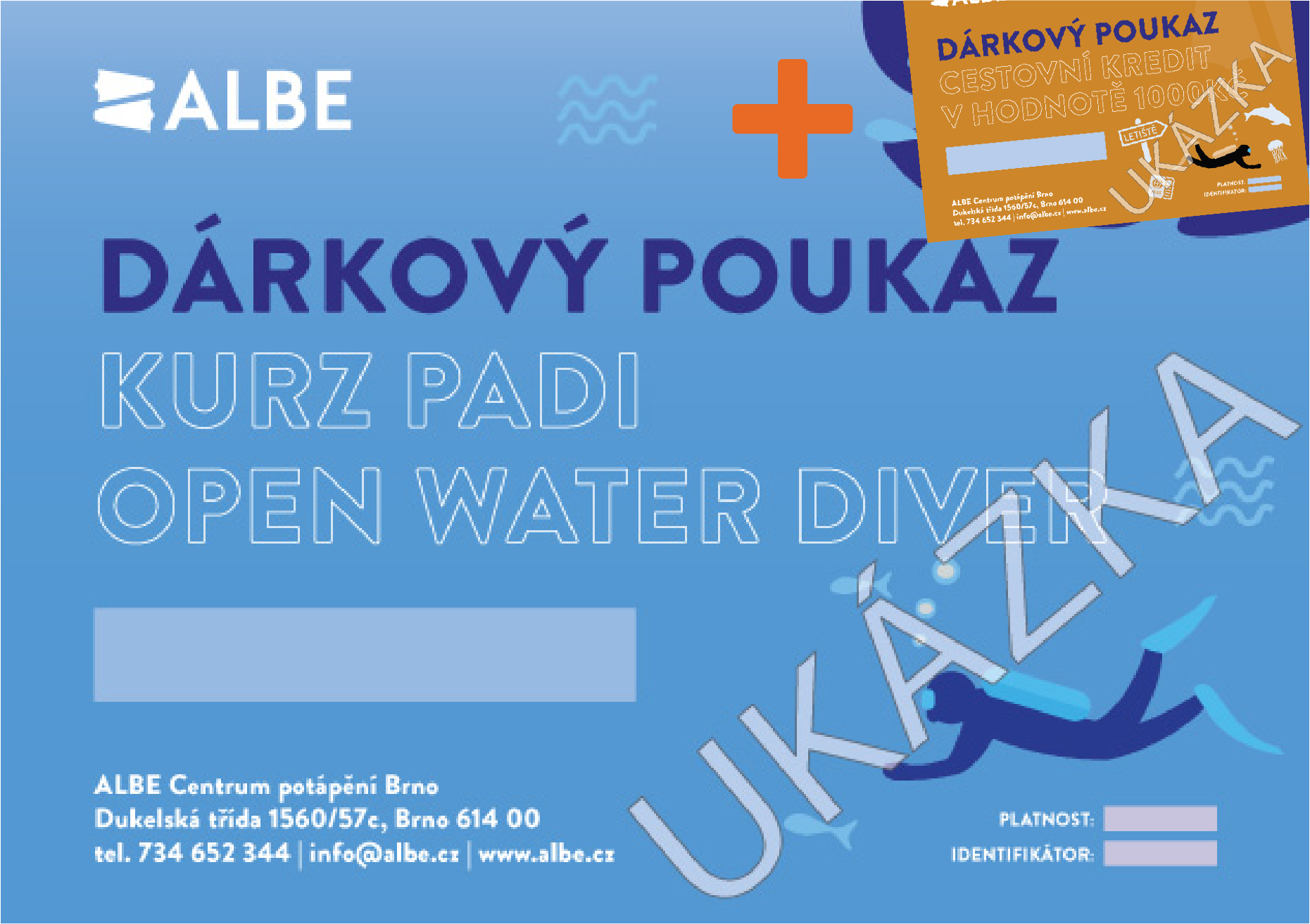 Open Water Diver Padi Kurz V Akci Forma Poukazu: Digitální