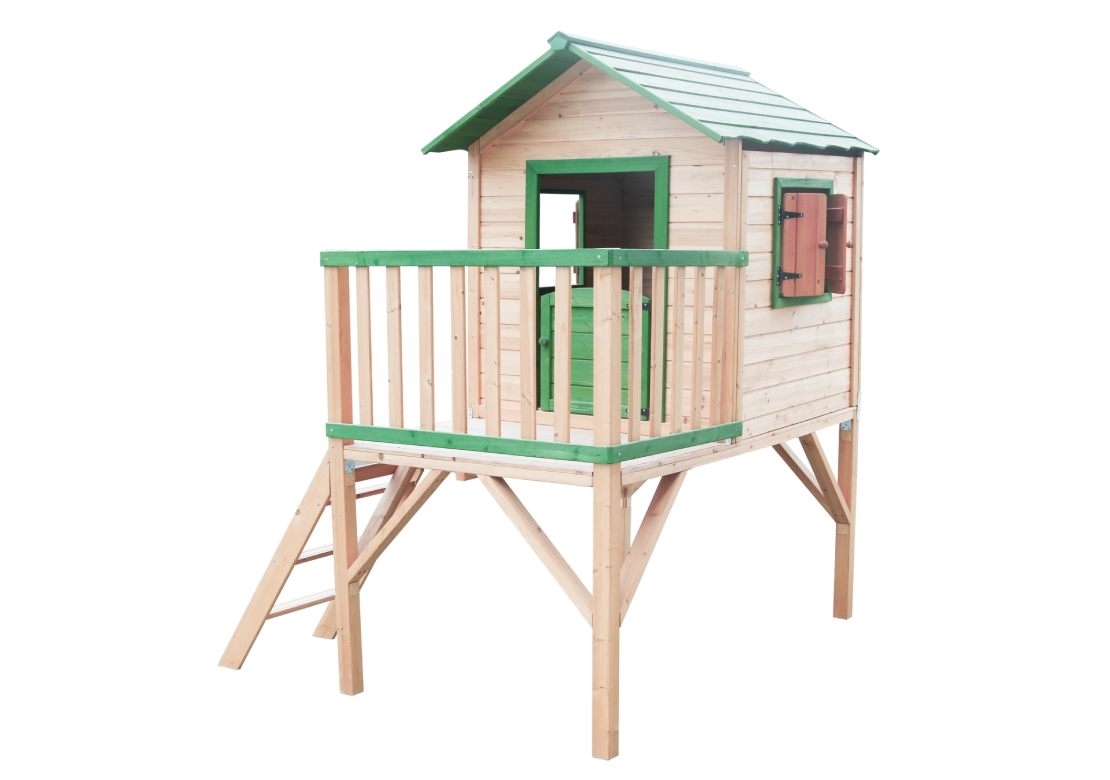 Marimex | Dětský dřevěný domeček Stáj s platformou | 19900107 Marimex