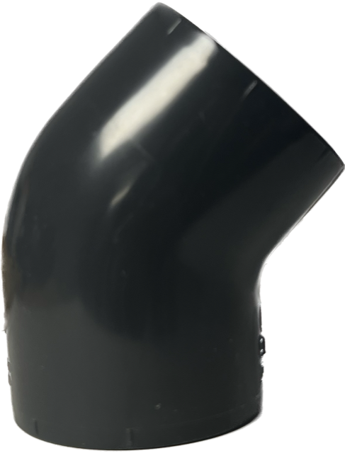 Vagnerpool PVC koleno - úhel 45° - 32mm