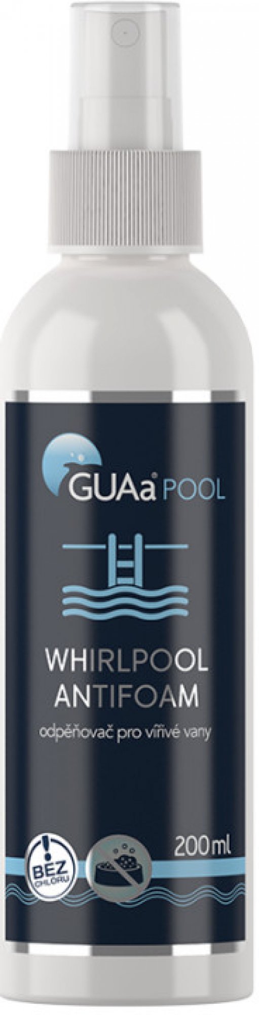 GUAA Whirlpool Antifoam 200ml - odpěňovač vířivých van a bazénů