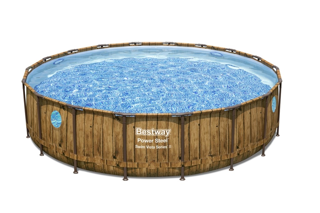 Bazén Bestway Wood Swim Vista s konstrukcí 5