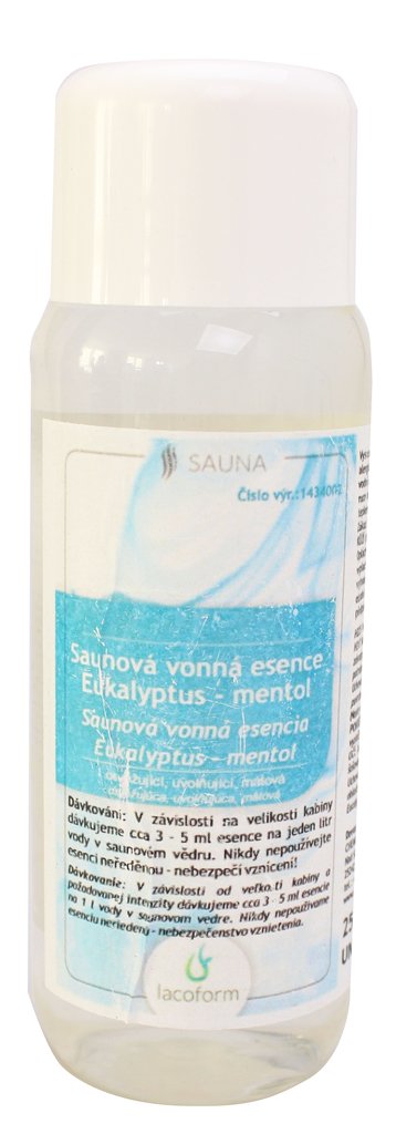 Chemoform saunová esence Eukalyptus mentol 250ml