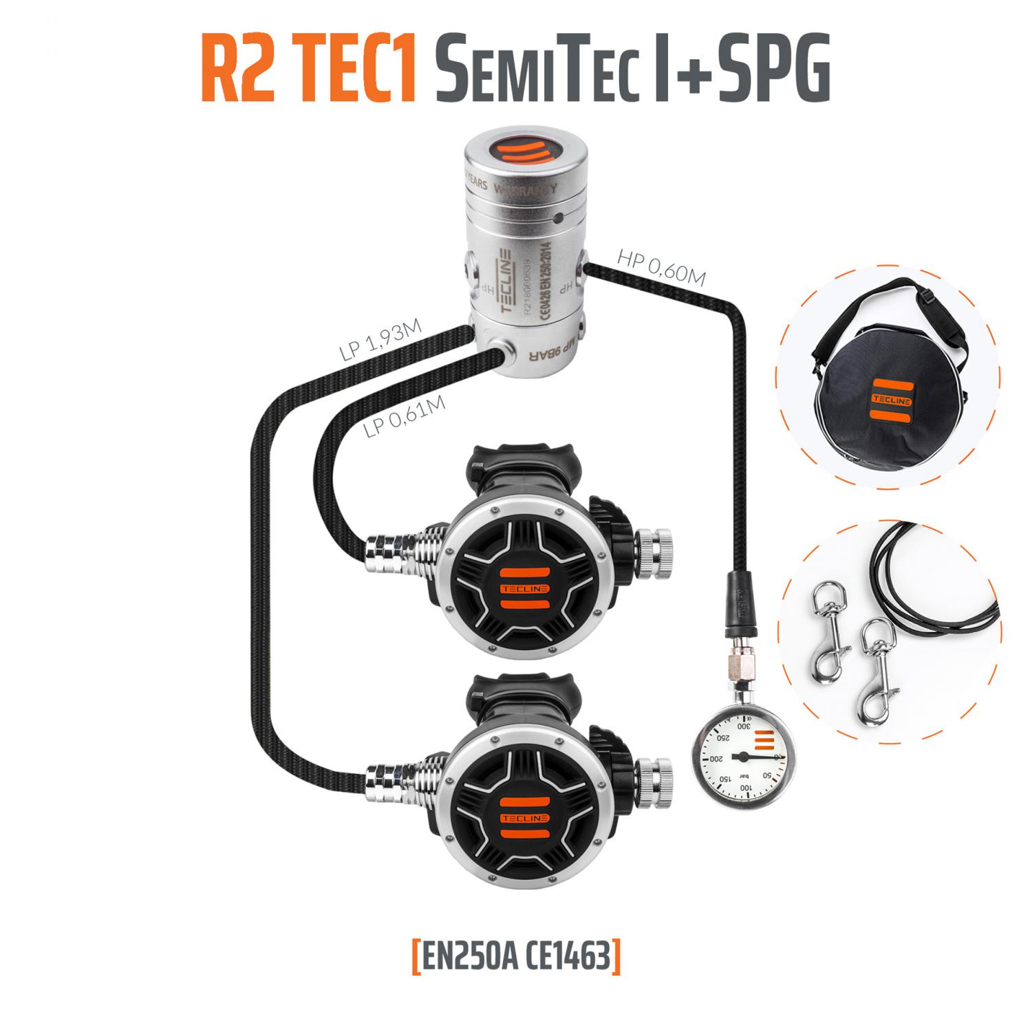 Tecline R2 Tec1 Semitec Sada S Manometrem