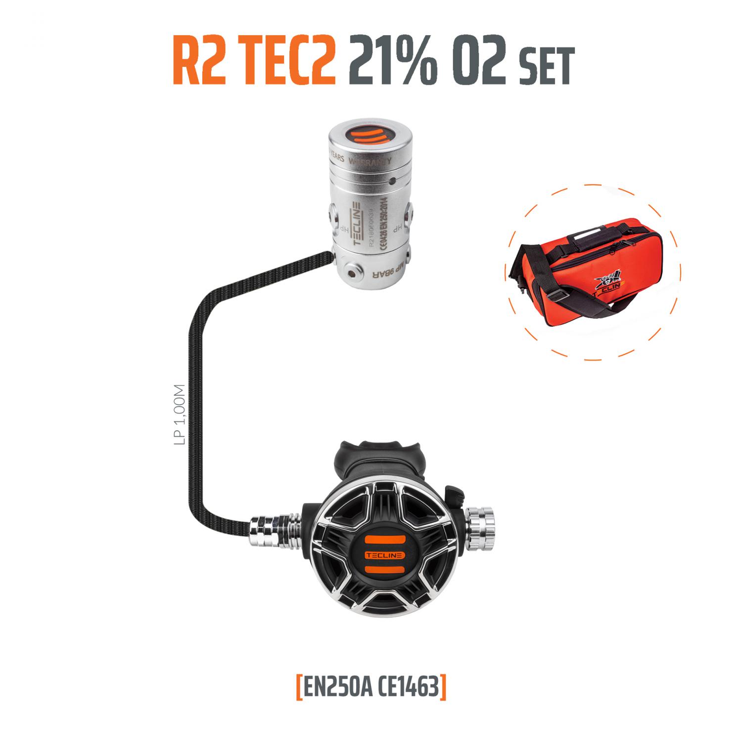 Tecline Regulátor R2 Tec2 21% O2 G5/8