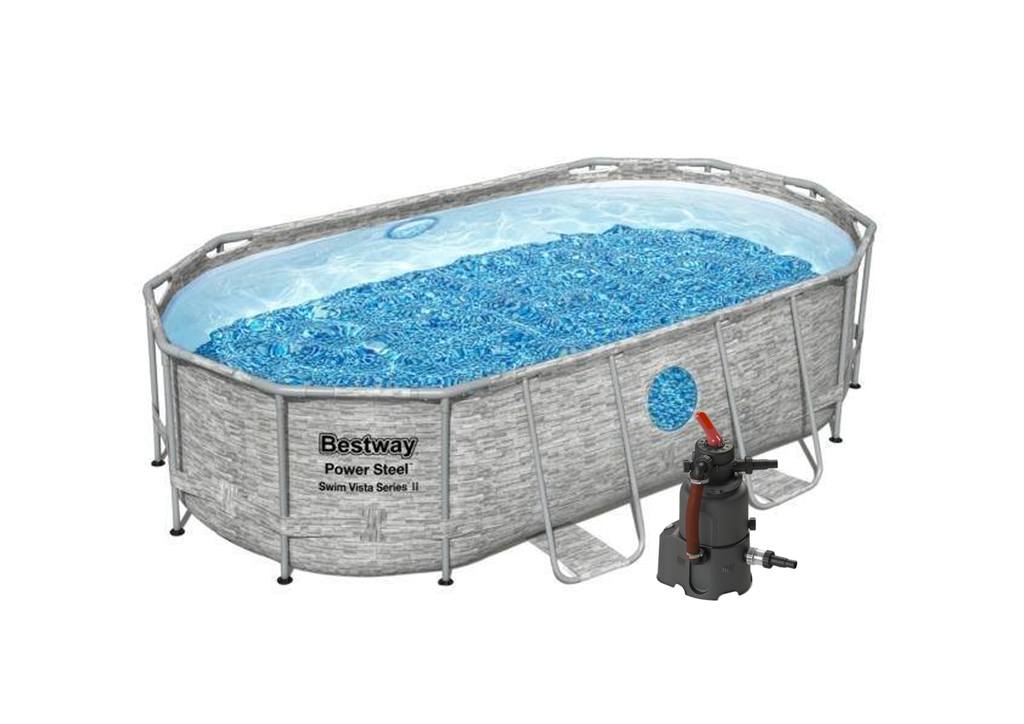 Bazén Bestway Rattan Swim Vista s konstrukcí 4