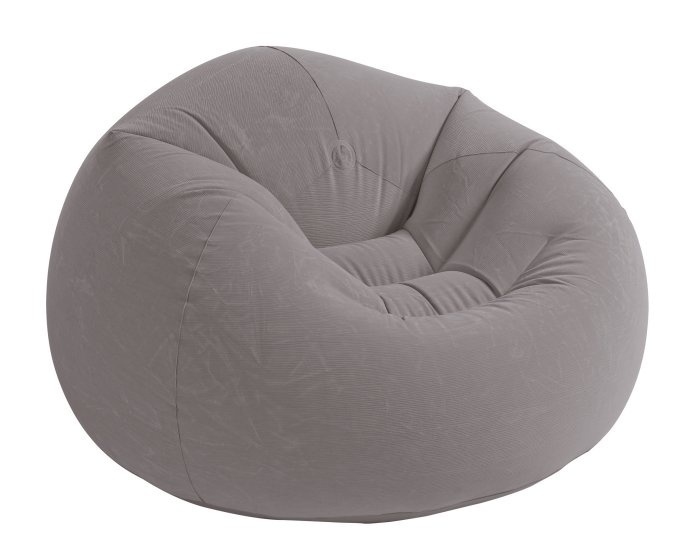 INTEX 68579 Nafukovací křeslo Beanless Bag Chair "Grey"