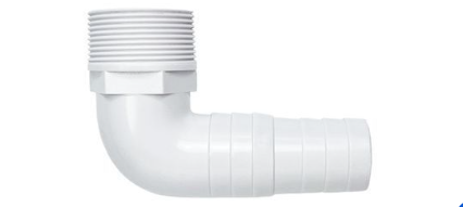 Koleno s trnem pro praní pískové filtrace - 38/32 mm x 1 1/2"