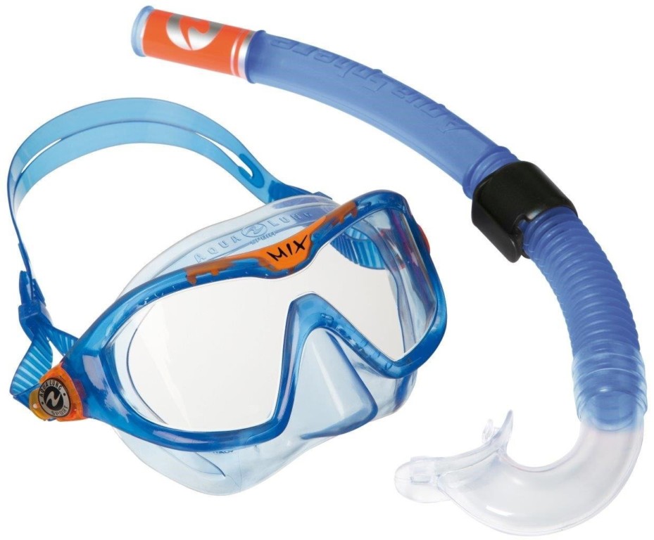 Aqualung Sport Dětský šnorchlovací A Potápěčský Set Combo Mix Xb + Snorkel čirý Zorník Barva: žlutá