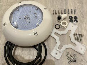 Baz&eacute;nov&eacute; světlo LED na kř&iacute;ž 14W/12V pro plast