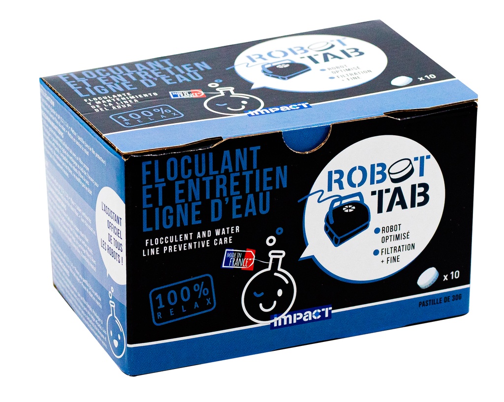 RobotTab Floculant - 10 x 30g tablety