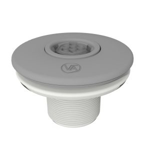 Vratná tryska s mosaznými zástřiky - Světle šedá