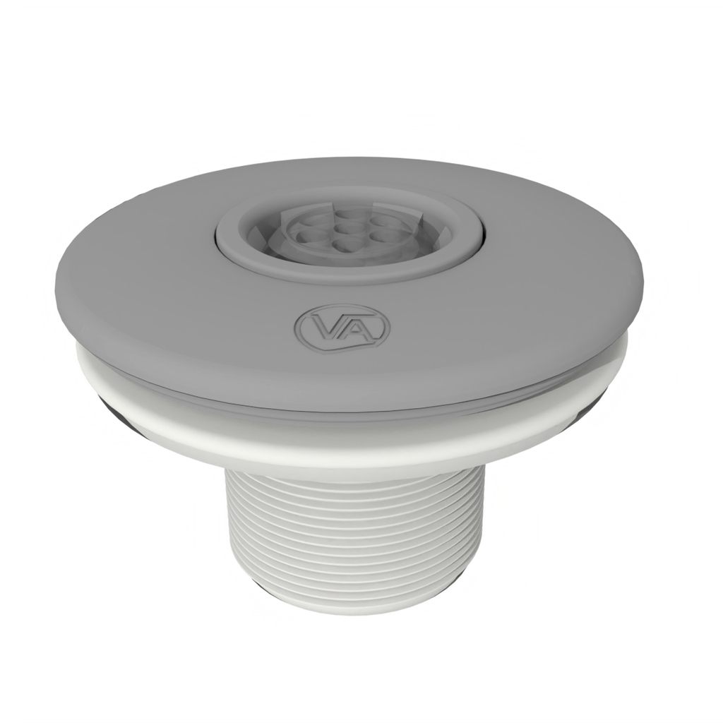 Vratná tryska s mosaznými zástřiky - Světle šedá