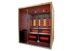 Marimex | Kombinovan&aacute; sauna Marimex UNITE XXL s Wi-Fi (FSC) + saunov&aacute; kamna | 11100117 Marimex