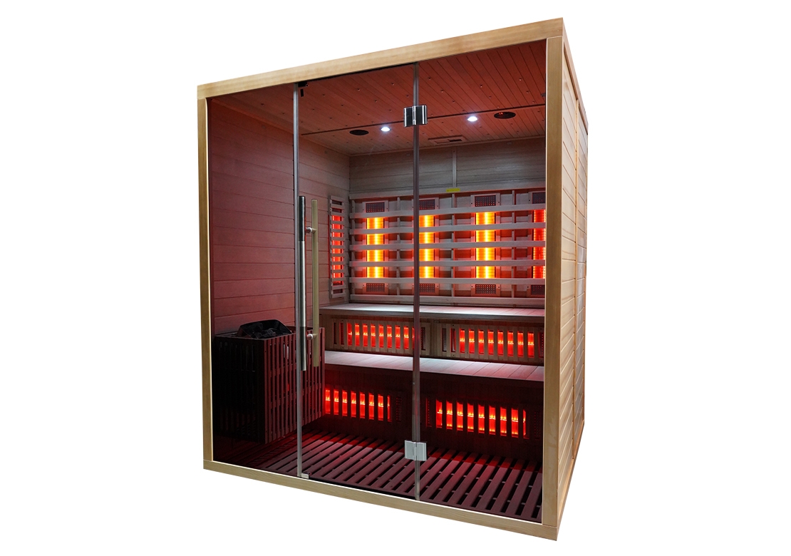 Marimex | Kombinovaná sauna Marimex UNITE XXL s Wi-Fi (FSC) + saunová kamna | 11100117 Marimex