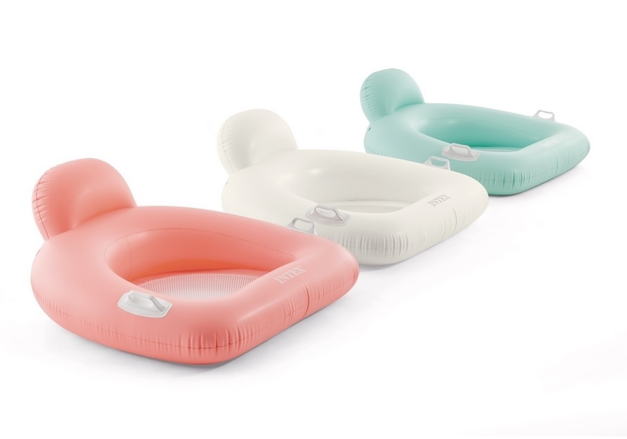 INTEX 56801  Nafukovací křeslo s opěradlem do vody s madly