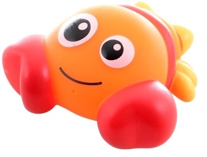 Svítící krab ve vodě