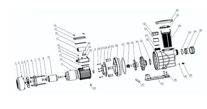 HANSCRAFT Průhledné víko předfiltru čerpadla Blue Power - 260