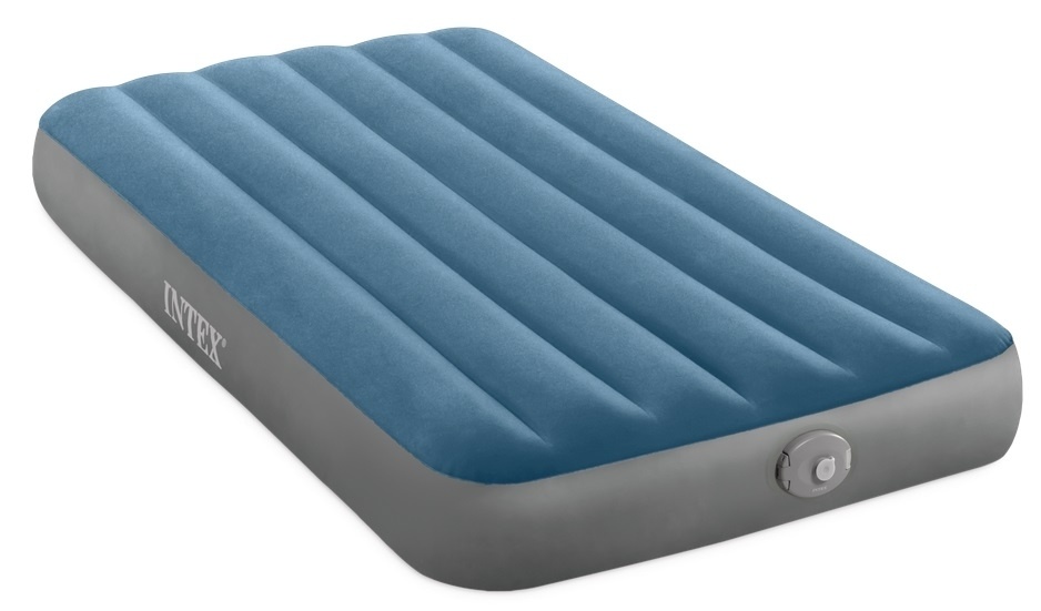 INTEX 64187 Nafukovací postel Twin Prestige Downy s dobíjecí pumpou