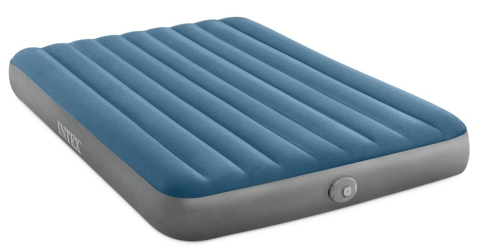 INTEX 64189 Nafukovací postel Queen Prestige Downy s dobíjecí pumpou