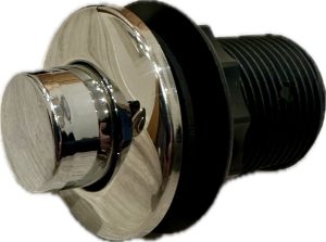 Pneumatick&eacute; tlač&iacute;tko sp&iacute;n&aacute;n&iacute; protiproudu - chromov&eacute;