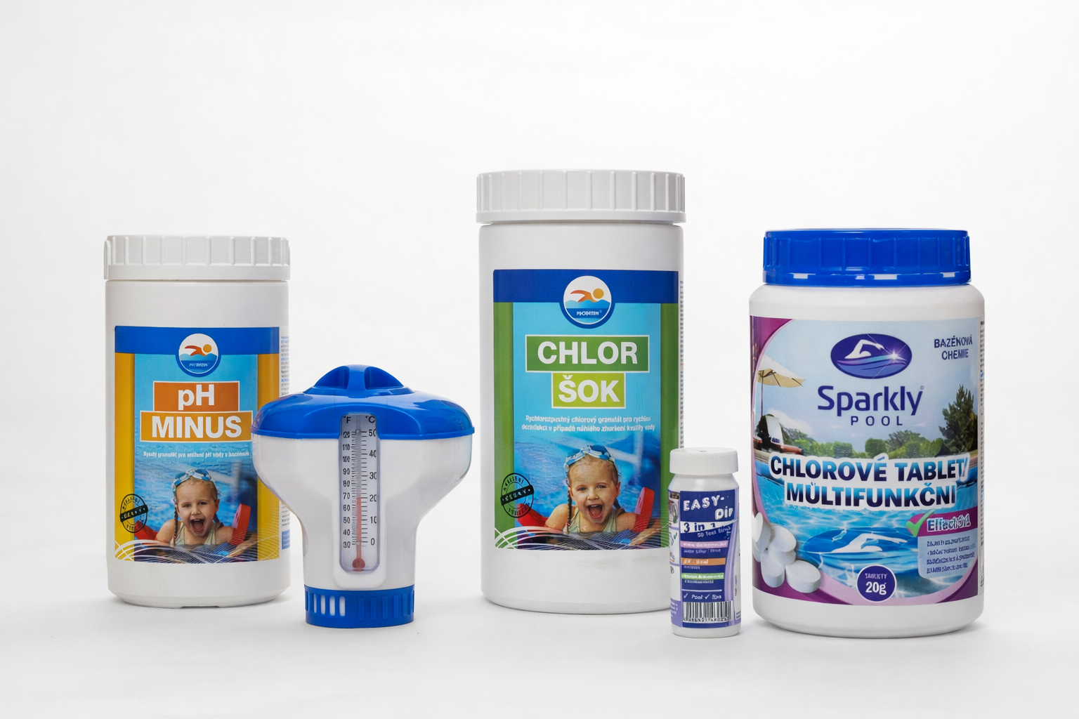 Poolservis Chlorová chemie do vířivky – startovací sada