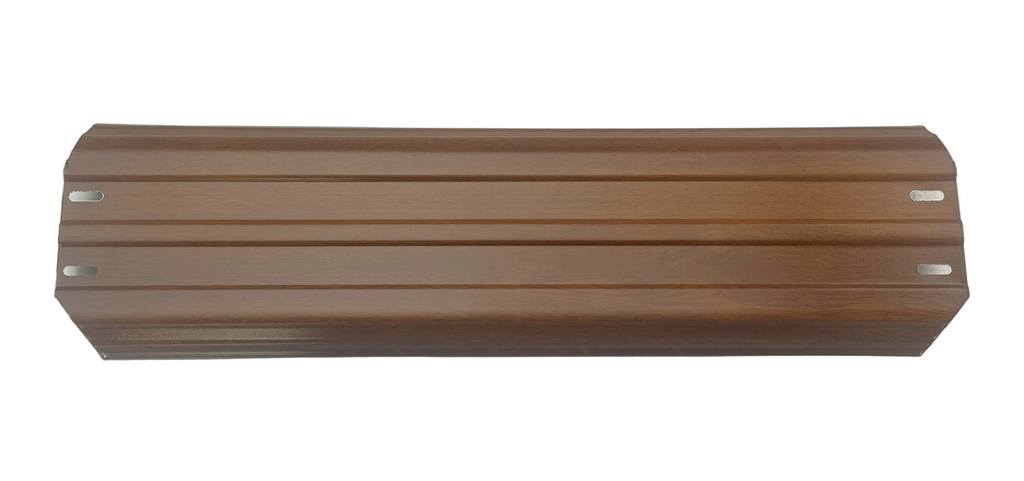 GRE náhradní plechová lišta 910 mm – dekor dřeva