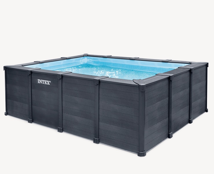 INTEX RECT Pool Graphit 4 x 3 x 1