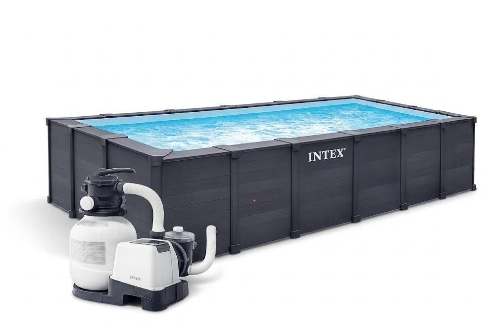 INTEX RECT Pool Graphit 6 x 3 x 1