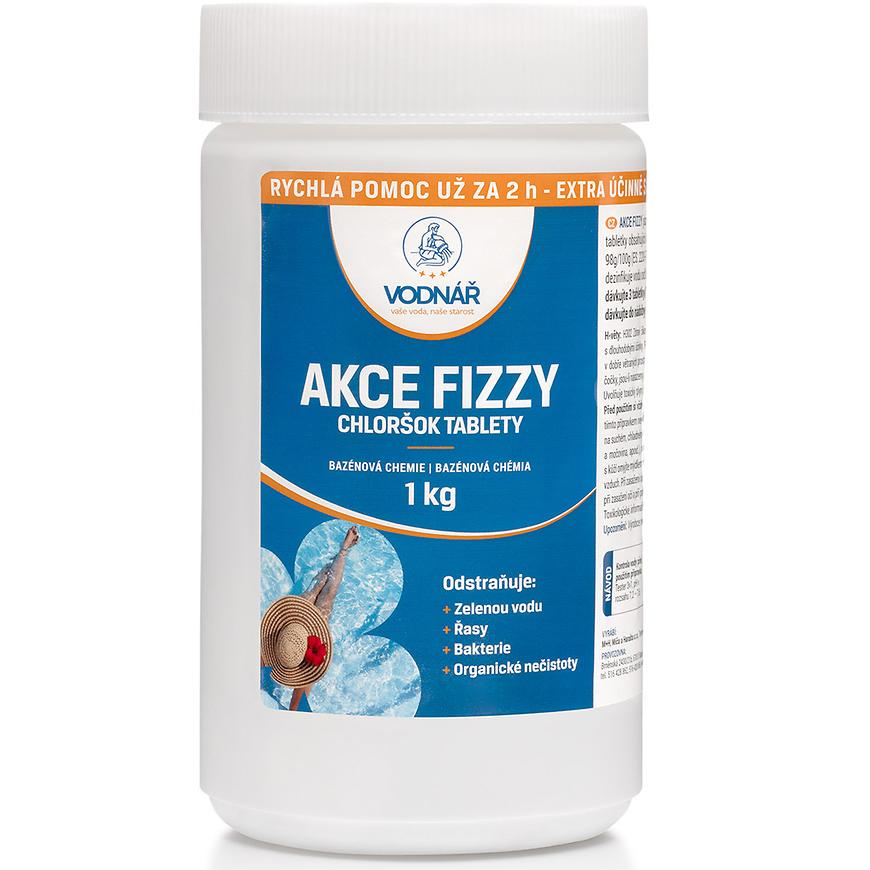 Vodnar Chloršok minitablety Akce Fizzy 1 kg VODNAR