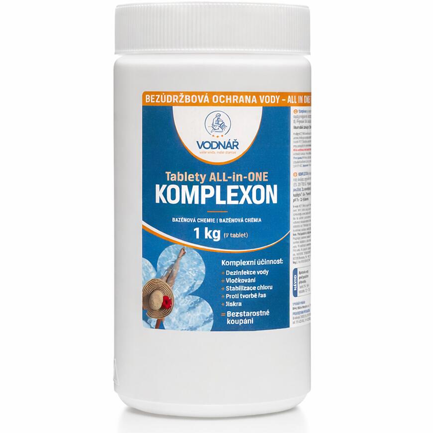 Vodnar Komplexon tablety do bazénu 1 kg VODNAR