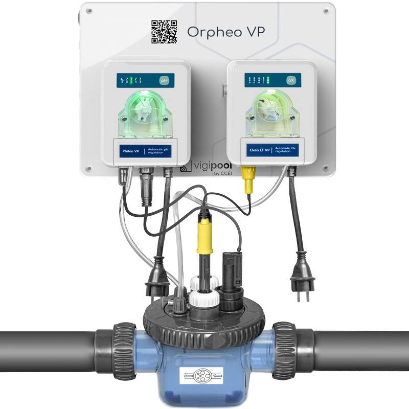 Automatická dávkovací stanice CCEI Orpheo VP pH/ORP s WiFi