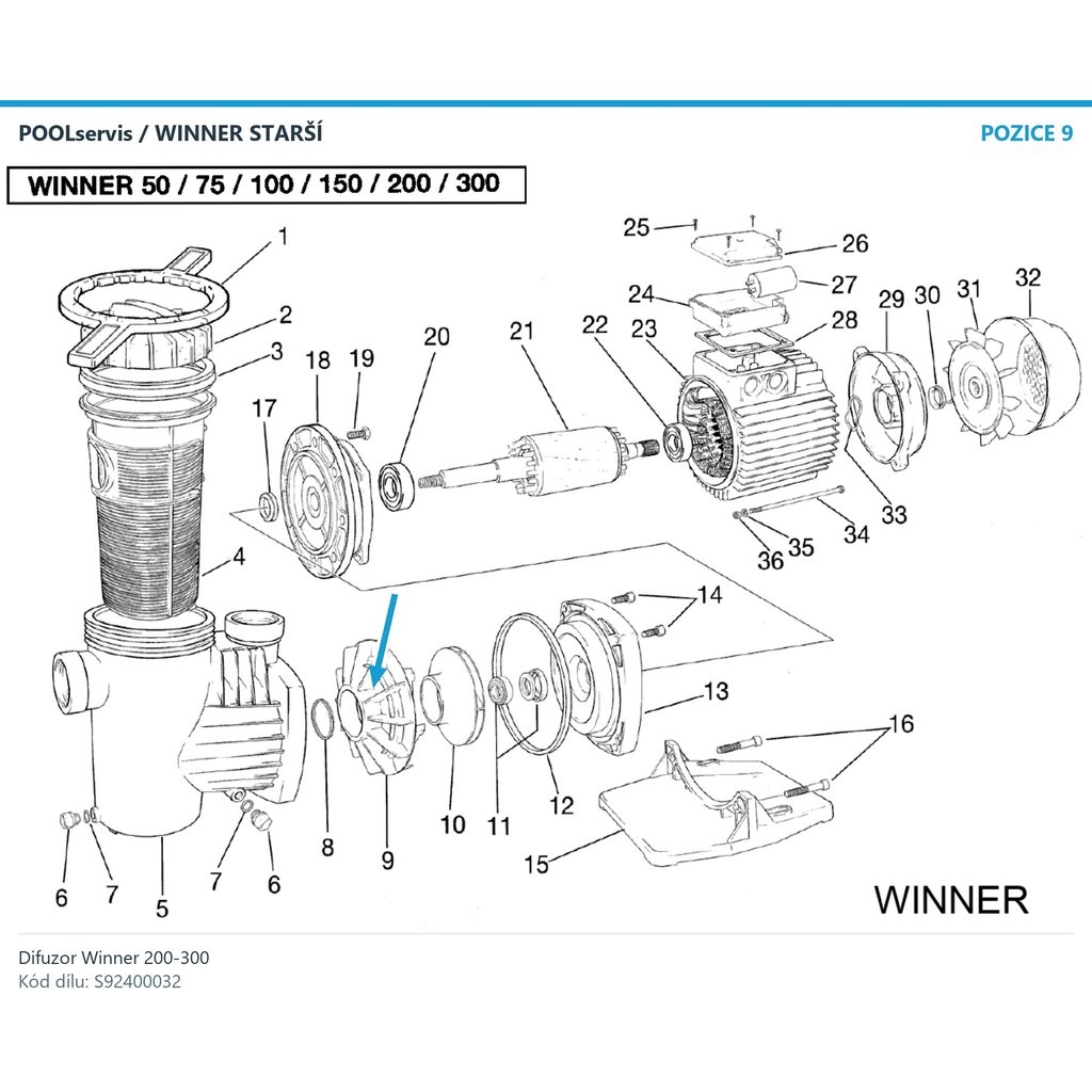 Difuzor Winner 200-300 – S92400032