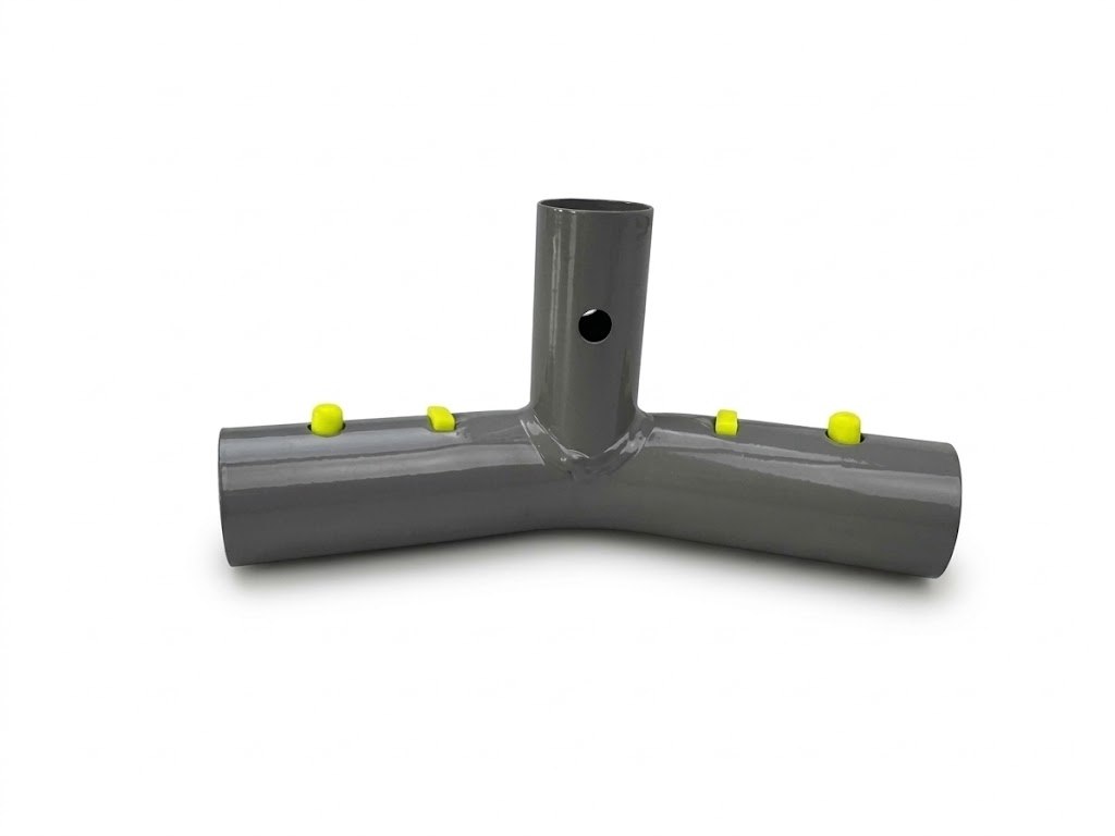 Kovová T spojka horní konstrukce bazénů Swing Metal Frame 3