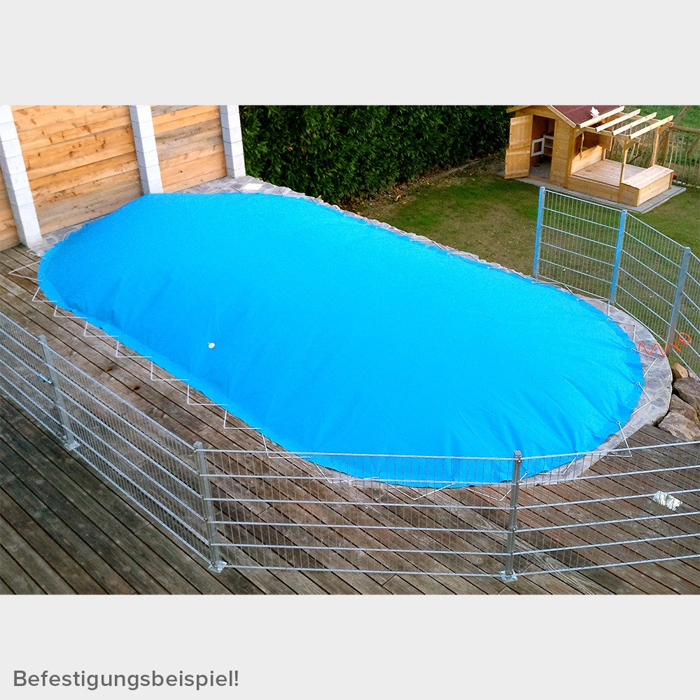 Nafukovací zimní plachta na bazén POOLSANA AIR PROTECT modrá
