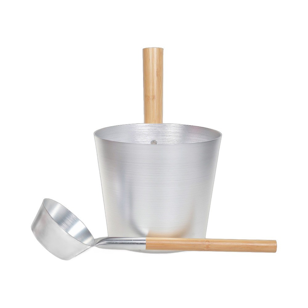 Saunový set vědro 5 l + lžíce